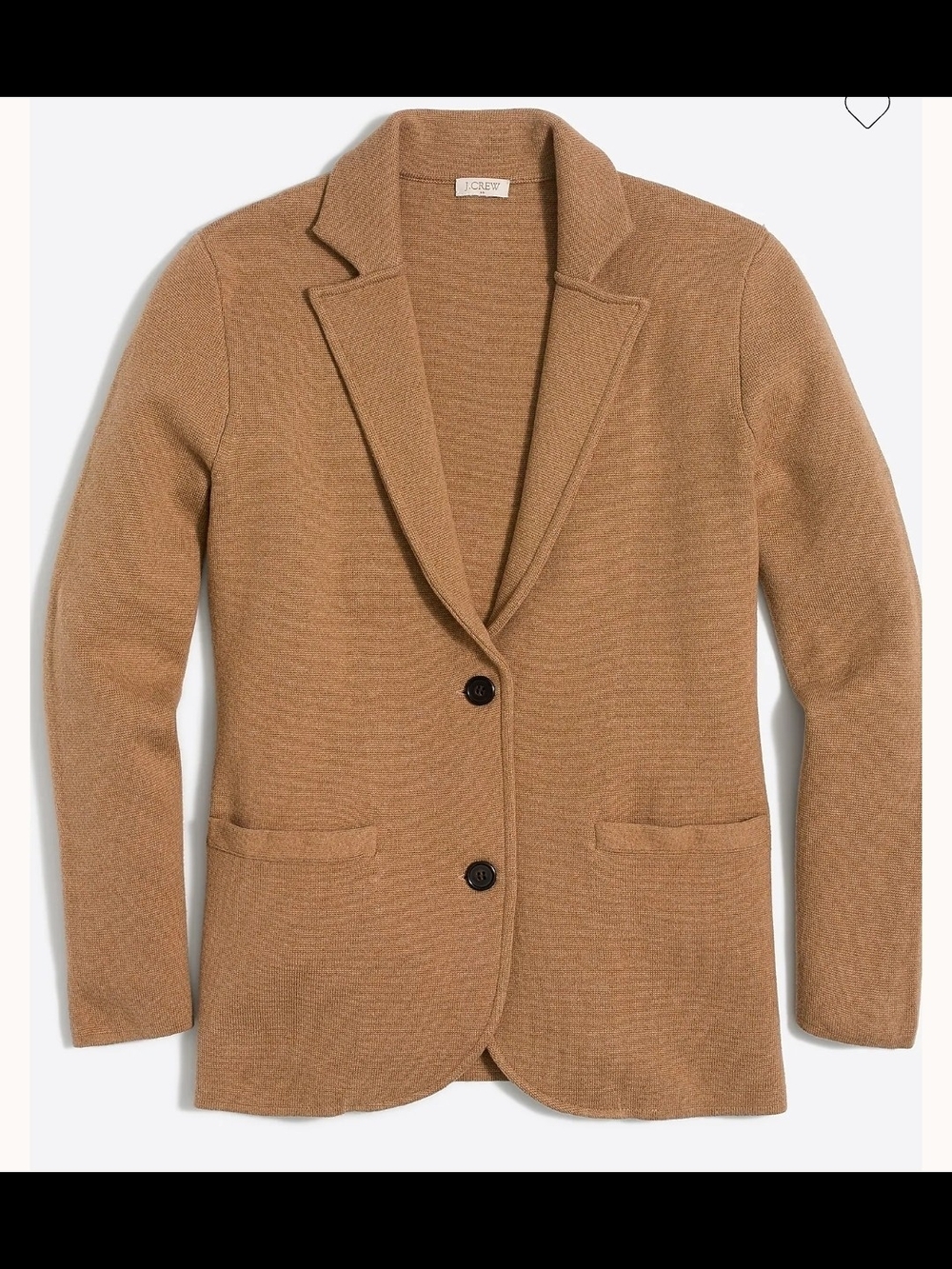 J Crew Schoolboy Womens Old Money Knit Blazer Size XS Preppy Classic Minimalist